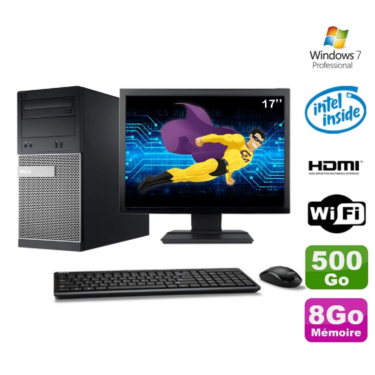Dell 3010 MT État correct - Dell reconditionné disponible sur Rue du Commerce Seconde Vie